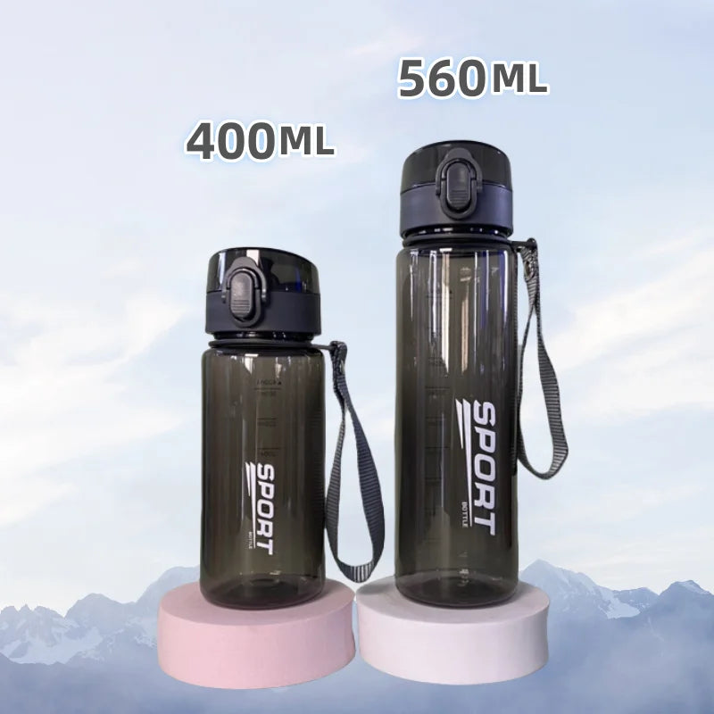 BPA-freie Sport-Trinkflasche 400ml/560ml – Auslaufsicher für Wandern, Fitness & Outdoor