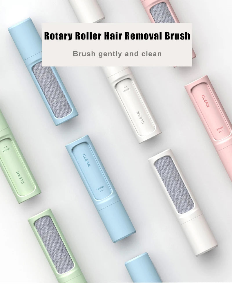 2-in-1 Pet Hair Remover Lint Roller - Reusable &amp; Self-Cleaning for Clothes &amp; Furniture
