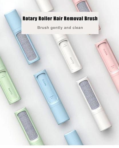 2-in-1 Pet Hair Remover Lint Roller - Reusable &amp; Self-Cleaning for Clothes &amp; Furniture