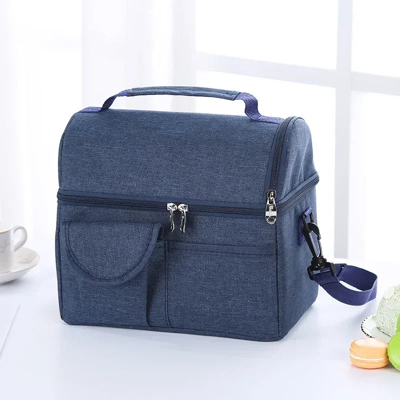 Isolierte Lunchtasche 8L – Kühltasche für Arbeit, Schule & Picknick