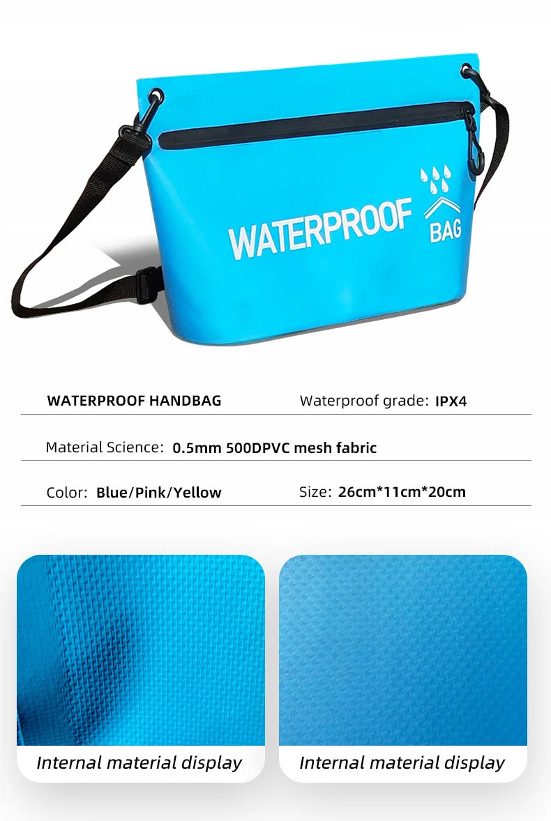 Wasserdichter Dry Bag 5L – Schwimmen, Kajak, Rafting & Wassersport
