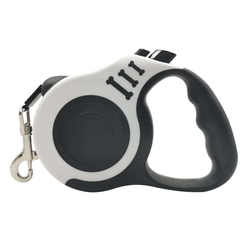 Retractable Nylon Dog Leash 3m/5m – Strong, Tangle-Free Lead for Small, Medium & Large Dogs