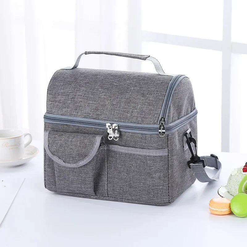 Isolierte Lunchtasche 8L – Kühltasche für Arbeit, Schule & Picknick