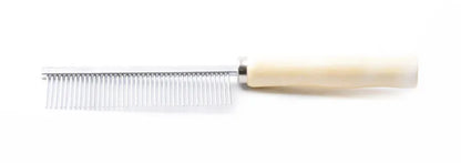 Edelstahl Hundekamm & Katzenkamm mit Holzgriff – Professionelle Fellpflege-Bürste