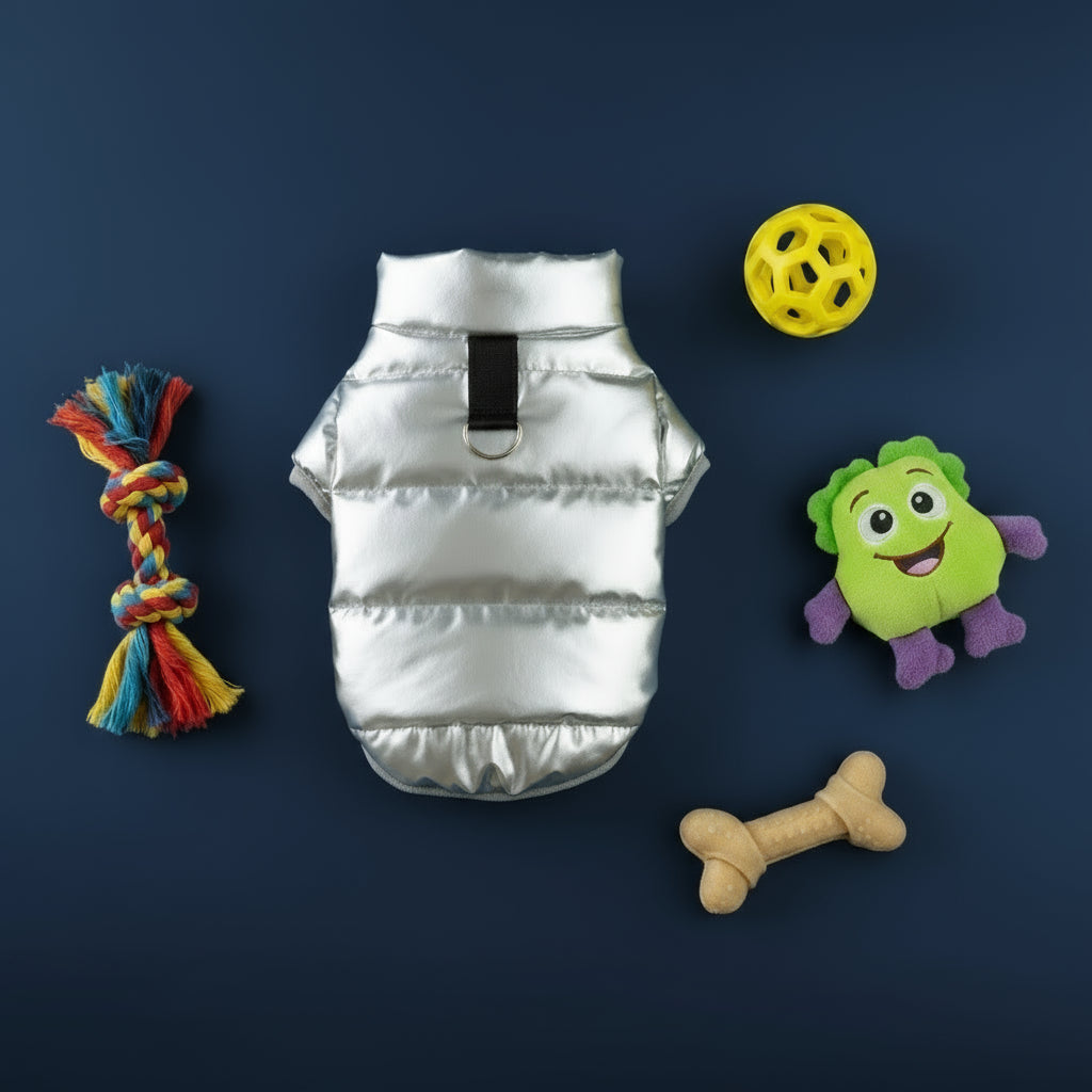 Wärmender Wintermantel für kleine Hunde – wasserdicht, reflektierend, modisch & kuschelig