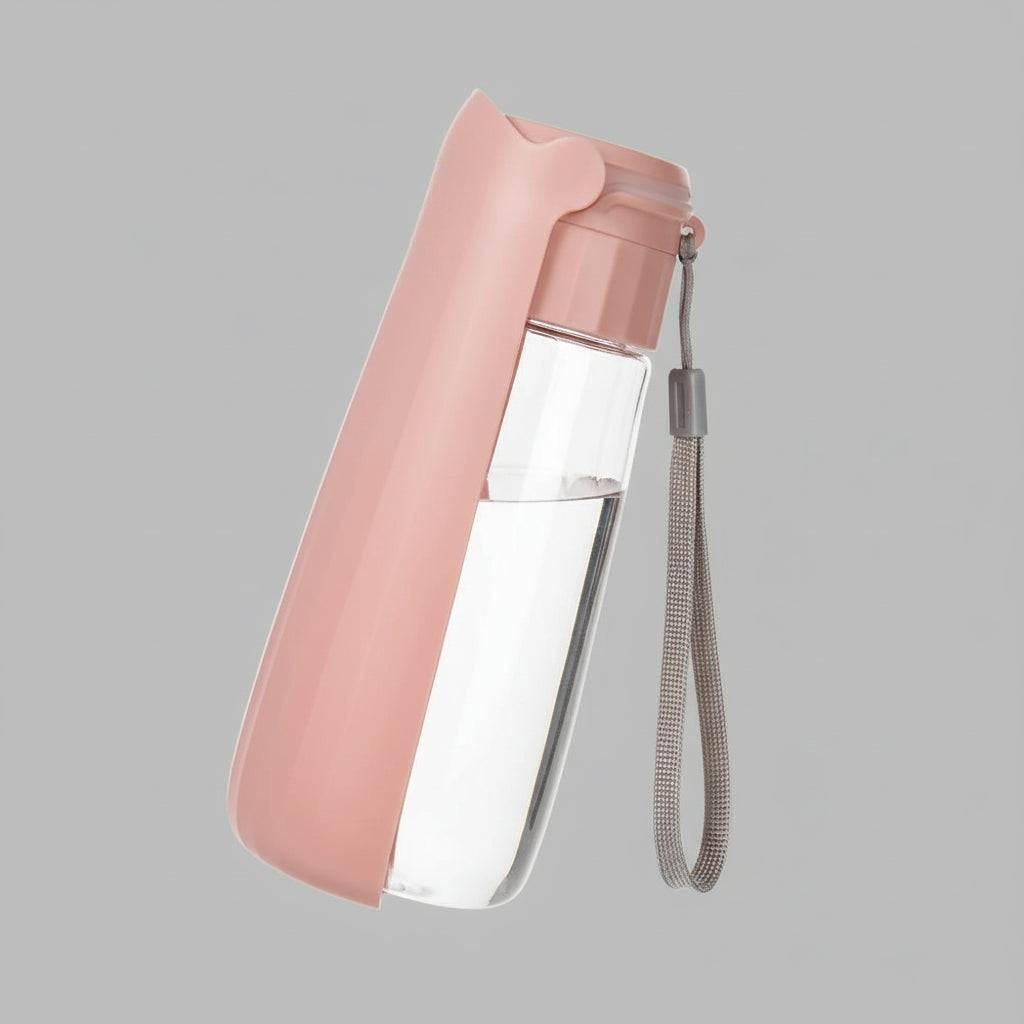Portable Hundetrinkflasche 550 ml – Faltbar, Auslaufsicher & Ideal für Outdoor-Aktivitäten