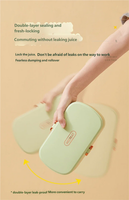 Elektrische Lunchbox Edelstahl - Warmhaltebox für Büro & Unterwegs