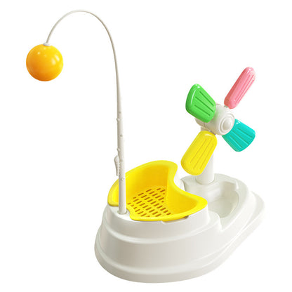 Katzenspielzeug mit Windrad & Katzenminze