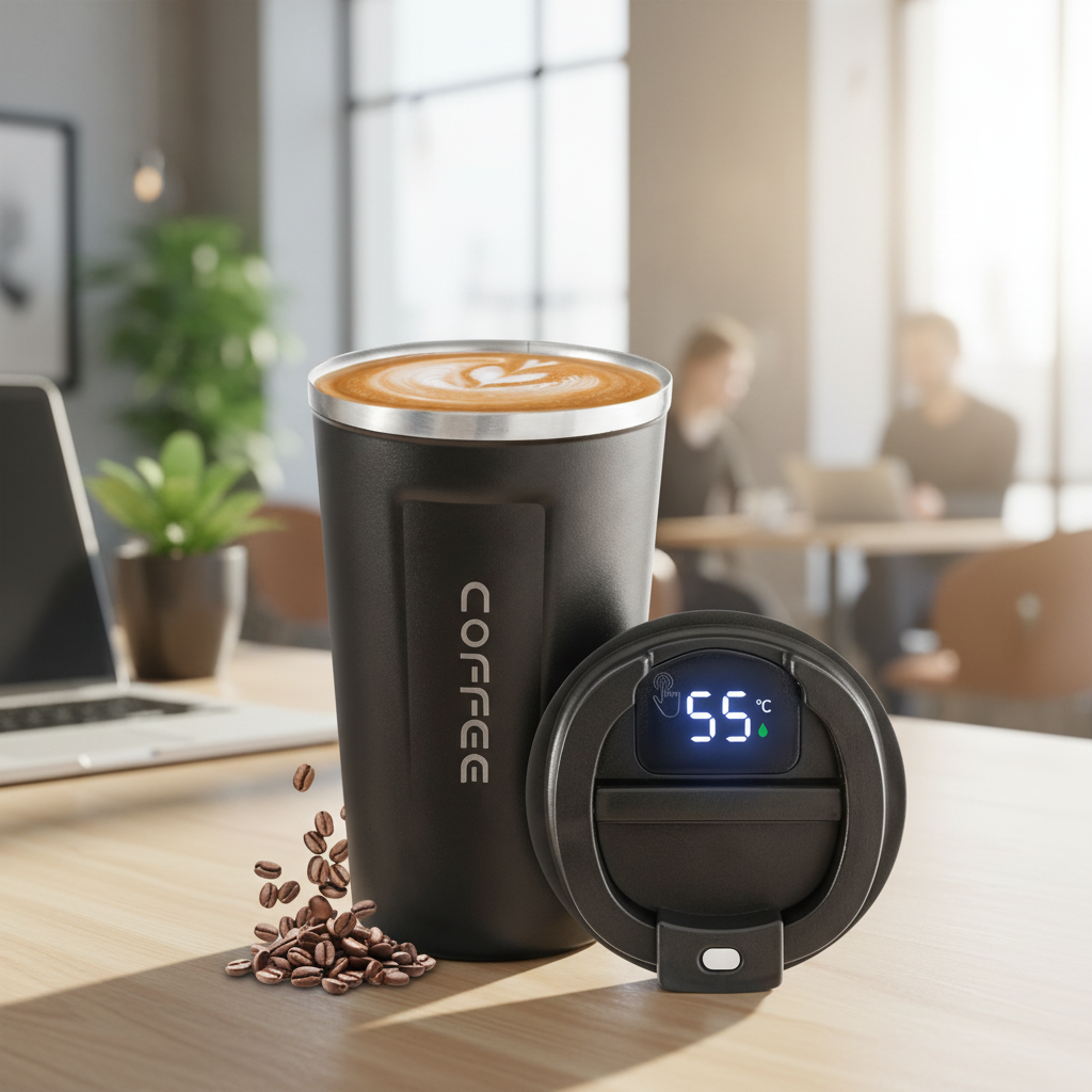 Thermobecher LED Display